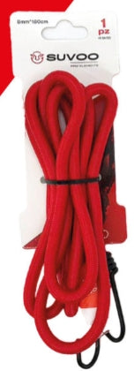 CORDA ELASTICA CON GANCI 8MM*180CM