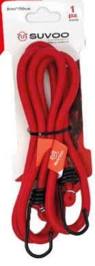 CORDA ELASTICA CON GANCI 8MM*15CM