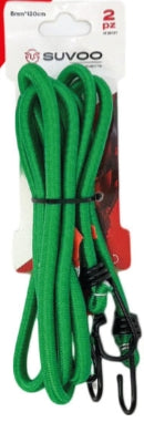 CORDA ELASTICA CON GANCI 8MM*120CM