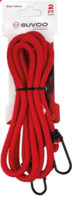 CORDA ELASTICA CON GANCI 8MM*120CM