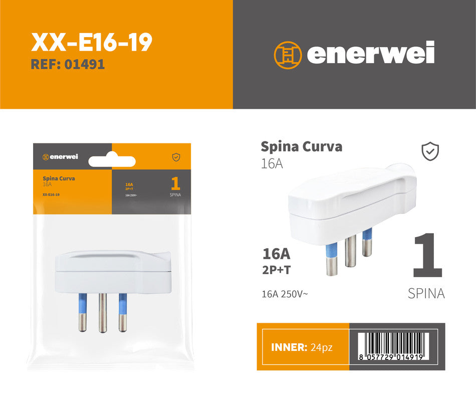 SPINA CURVA 16A 250V~